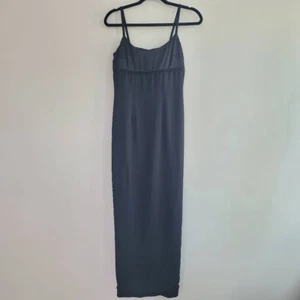 Vintage 90er Laundry by Shelli Segal Maxikleid schwarz Babydoll Empire Taille - Bild 1 von 10