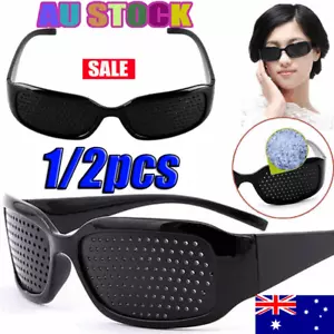 Vision Spectacle Eyesight Improver Pin Hole Eyes Training Exercise Glasses NewCF - Picture 1 of 15