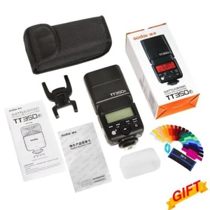 Godox 2.4G TTL HSS TT350F Flash for Fuji XT20 XT2 XT10 XM1 X70 XA10 XA2 + Gift - Picture 1 of 12