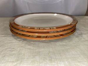 Menge 3 Denby Langley Fire Chili Swirl 10 3/8" Essteller - Bild 1 von 3