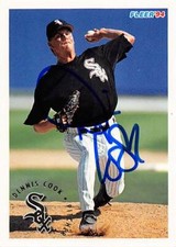 Dennis Cook autographed baseball card (Chicago White Sox, FT) 1994 Fleer #U23