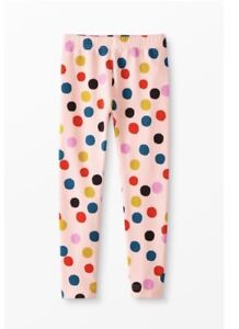 NWT Hanna Andersson Pink Polka Dotted Full Length Leggings; Girls Size 110 (5)