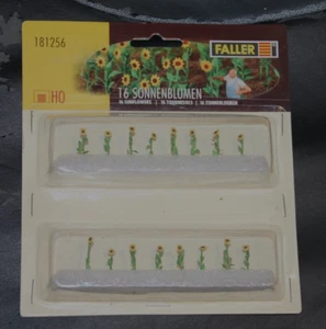 Faller 181256 SUNFLOWER - 16 INDIVIDUAL SUNFLOWERS - HO Scale - Picture 1 of 1