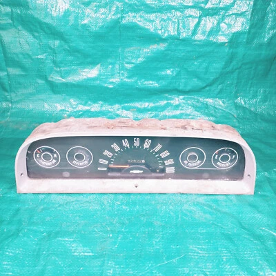60 63 Chevrolet C10 C20 Instrument Cluster Gauge Speedometer Pickup Truck - Image 1 of 4