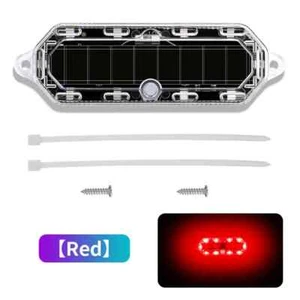 Solar LED Strobe Light Flashing Safety Warning Light For Car Truck Motorcycle - Picture 1 of 23