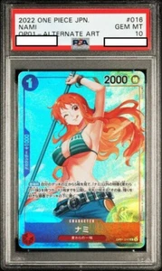 Nami Alt Art OP01-016 PSA 10 R Rare ROMANCE DAWN ONE PIECE Card Game Japanese - Bild 1 von 4