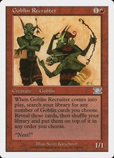 MTG 1x GOBLIN RECRUITER Classic Sixth 6th Edition NM Shipped with Tracking