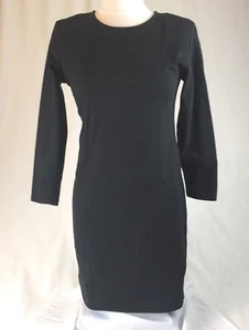 Bishop's Corner Kleid Damen Gr. S Schwarz Langarm Stretch Baumwolle - Bild 1 von 5