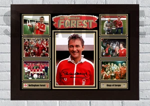 Brian Clough Nottingham Forest Kings of Europe A4/A3 Memorabilia/signed #144 - Picture 1 of 1