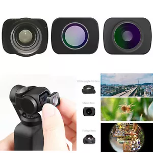 Para DJI OSMO Bolsillo/Bolsillo 2 Macro Gran Angular Pro Lente Ojo de Pez Accesorios - Imagen 1 de 11