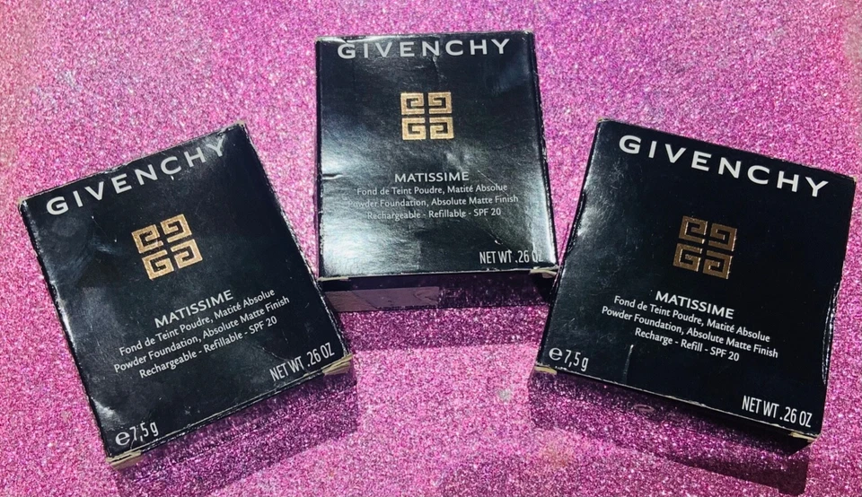 Givenchy Matissime Powder Foundation Compact or Refill_11 Ivory_16Amber_19Bronze