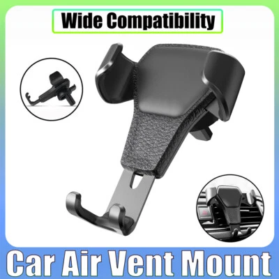 Universal Gravity Car Holder Mount Air Vent Stand Cradle For Mobile Cell Phone - Image 1 of 4