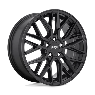 Juego de 4 ruedas 18x8 nicho M190 GAMMA NEGRO MATE 5x112 (42 mm) Foto 1 de 4