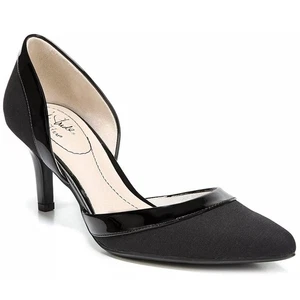 LifeStride Women Saldana D'orsay Pump Heels Size US 8.5W Black Micron Patent - Picture 1 of 6