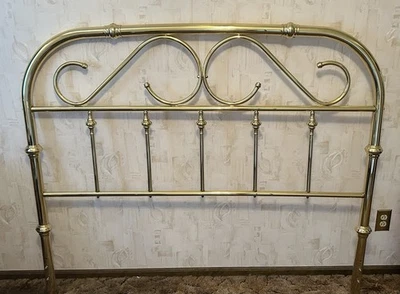 Queen size Brass Headboard - Image 1 of 3