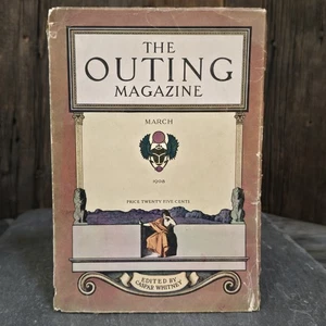 March 1908 The Outing Magazine Antique Outdoor Adventure Sporting Magazine - Picture 1 of 8