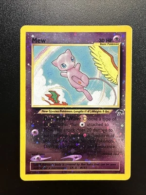 Mew Southern Islands 1/18 Promo 2001 Swirl Near Mint English Pokemon Card B - Image 1 of 4