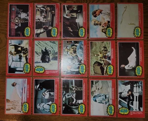 SCHNELLER VERSAND: 15 Topps O-Pee-Chee 1977 Red Star Wars Karten in verschiedenen Zuständen - Bild 1 von 1
