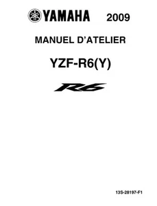 MANUAL REVISIÓN TALLER REPARACIÓN PDF YAMAHA YZF-R6 2009 - Imagen 1 de 1