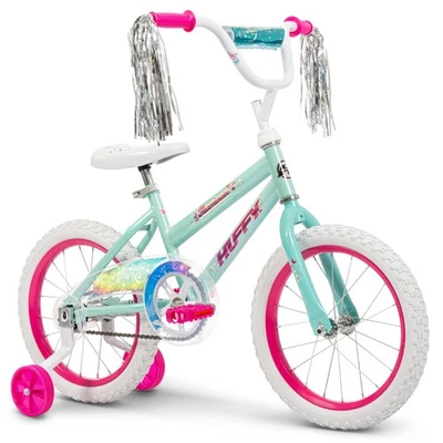 Illuminate 16” Girl’s Bike with Removable Training Wheels, High Tide Gloss Fr... - Image 1 of 4