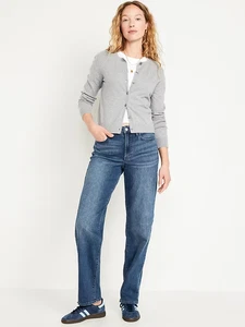 Old Navy High-Waisted Wow Loose Jeans in Medium Wash - Petite 6 - Bild 1 von 4