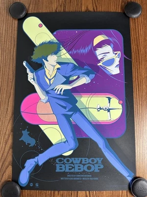 Cowboy Bebop Variant Mondo 24x36 Poster Craig Drake Limited Edition Screen Print - image 1 of 4