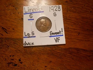 1928S Lincoln Cent VF SWEET!!!!!! LOOOOOOOK!!!!!! - Picture 1 of 4