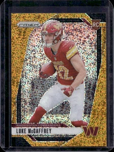 Panini Prizm 2024 - Rookies Luke McCaffrey #367 Gold Sparkle #24/24 - Imagen 1 de 2