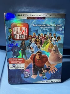Ralph Breaks the Internet (Blu-ray + DVD, 2018) - BRAND NEW - W/ Slip Disney - Picture 1 of 3