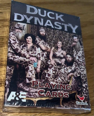 Duck Dynasty Playing Cards Deck By Cardinal A&E BNIP Factory Sealed - Image 1 of 4