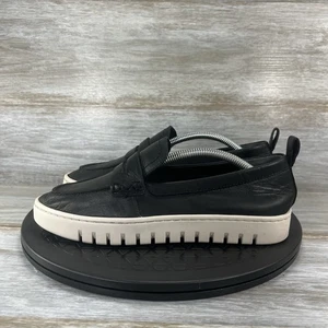 Vionic Women’s Kinetic Black Leather Penny Loafers Size 7 - Picture 1 of 9