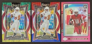 Marvin Harrison Jr. Prizm SP RC Lot Cardinals (3) Pink/Red Blue/Yellow Green - Picture 1 of 1