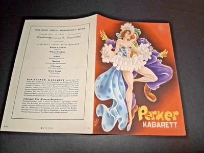 1950 juli LEIPZIG DDR programm PERNER KABARETT Kurt Hilscher Zauberkünstler - Bild 1 von 2