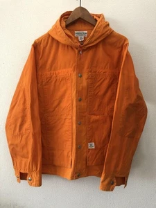 Sassafras Feel Sun Bud Jacket Cotton Canvas Paraflam Coat with Hood Used Japan - Picture 1 of 11