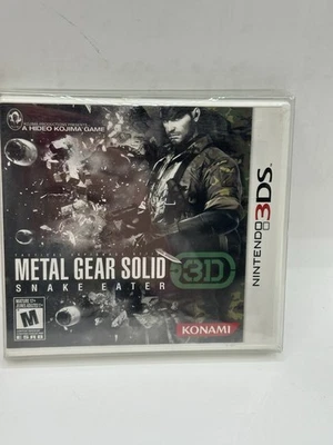 Metal Gear Solid 3D: Snake Eater (Nintendo 3DS, 2012) ¡Nuevo! ¡Sellado de fábrica! Foto 1 de 4