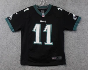 Kids NFL Nike Philadelphia Eagles #11 Carson Wentz Jersey Green Size Medium - Picture 1 of 6