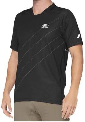 100% Celium SP21 Mens MTB Mountain Bike Jersey Black/Gray - Image 1 of 3