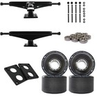 Core 7.0 Black Longboard Trucks Wheels Package Bigfoot 70mm Pathfinders Black