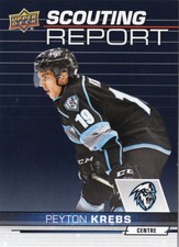 2018/19 Upper Deck CHL Scouting Report (#SR05) - PEYTON KREBS