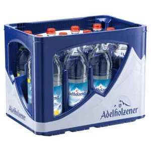Adelholzener Wasser + Lemon - MEHRWEG - mit Kasten 12x 0,75l Kasten  - Bild 1 von 1
