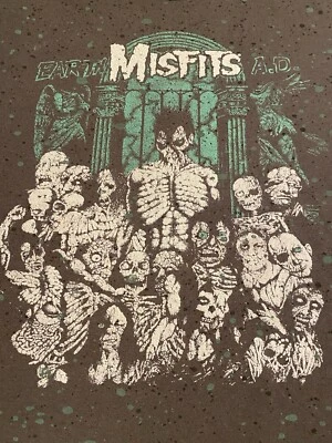 Camisa Misfits Tierra AD Punk Rock Camisa Tierra A.D. Misfits Danzig Foto 1 de 4