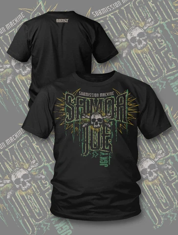 Samoa Joe NEW T-Shirt Mens XL EXTRA LARGE WWE ROH TNA NXT Impact Wrestling Shirt Cover
