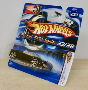 Hot Wheels - Black Ferrari F430 Spider 33/38 - First Editions **Brand New** - Picture 1 of 3