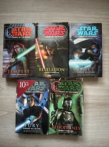 1ST PRINTS Star Wars Legacy of the Force PAPERBACK BOOK LOT OF 5 - Imagen 1 de 9