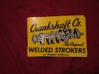 Crankshaft Co The Original Welded Strokers Los Angeles Ca Decal Sticker 5"