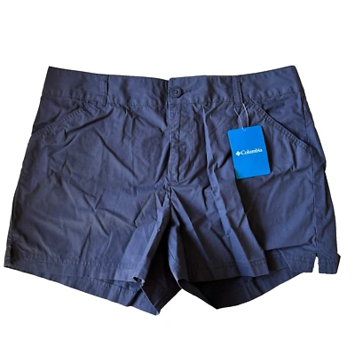 Pantalones cortos Columbia lavados para mujer talla 14 azul marino Foto 1 de 3