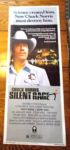 Chuck Norris "Silent Rage" 1982 36 x 14" Movie poster - Picture 1 of 2