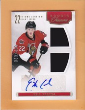 ERIK CONDRA 2011-12 PANINI ROOKIE ANTHOLOGY /499 JSY AU ROOKIE #140 SENATORS  A1