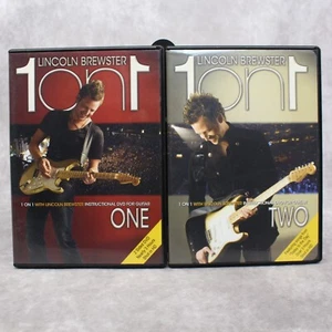 Lincoln Brewster One on One 2 Bände 2-seitige Gitarre Lehr-DVDs 6 Stunden - Bild 1 von 9