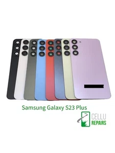Back Glass Cover for Samsung S23 Plus with Camera Lens Replacement - Picture 1 of 18